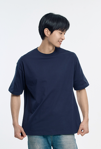 (무지샘플용)UA 베이직 무지 17수 오버핏 티셔츠 (5508)