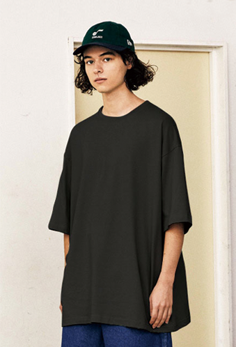 (무지샘플용)UA 베이직 무지 17수 오버핏 티셔츠 (5508)