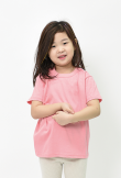 고급 아동 30수 유색 라운드(긴팔가능)