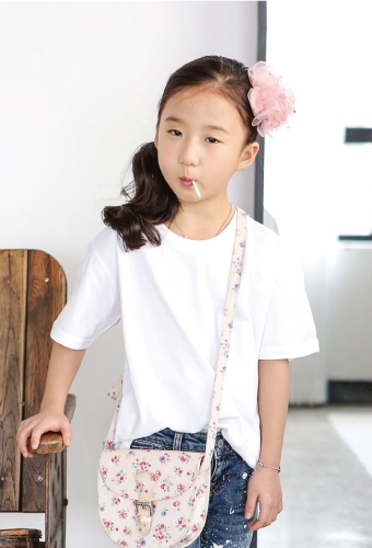 초특가!!면 20수 아동 라운드 반팔(국내제작)