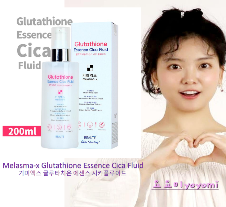 Melasma-x Glutathione Essence Cica Fluid (200ml)          기미엑스 글루타치온 에센스시카플루이드(200ml)