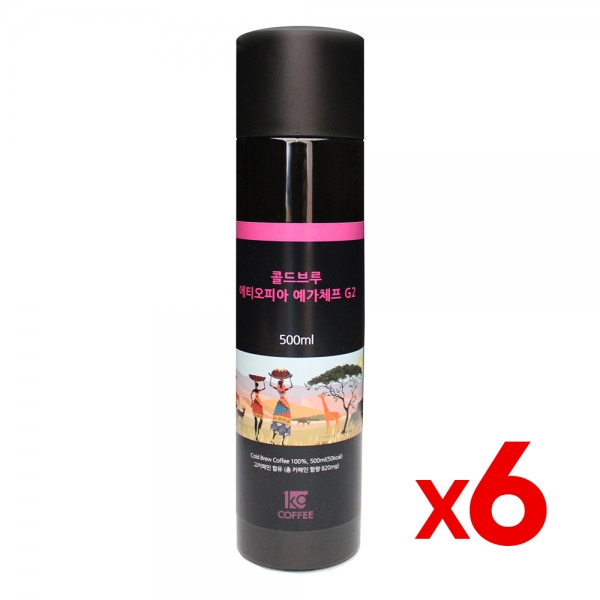 콜드브루 에티오피아 예가체프 G2 500ml 묶음형 [6개입]