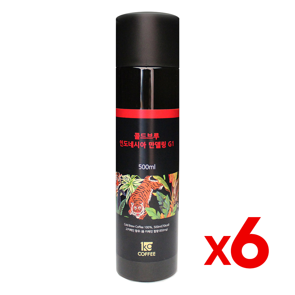 콜드브루 인도네시아 만델링 G1 500ml 묶음형 [6개입]