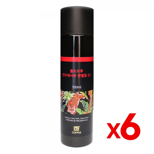 콜드브루 인도네시아 만델링 G1 500ml 묶음형 [6개입]