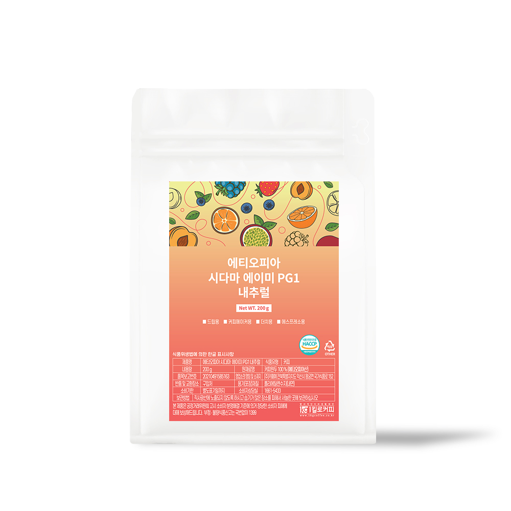 에티오피아 시다마 에이미 PG1 내추럴 200g
