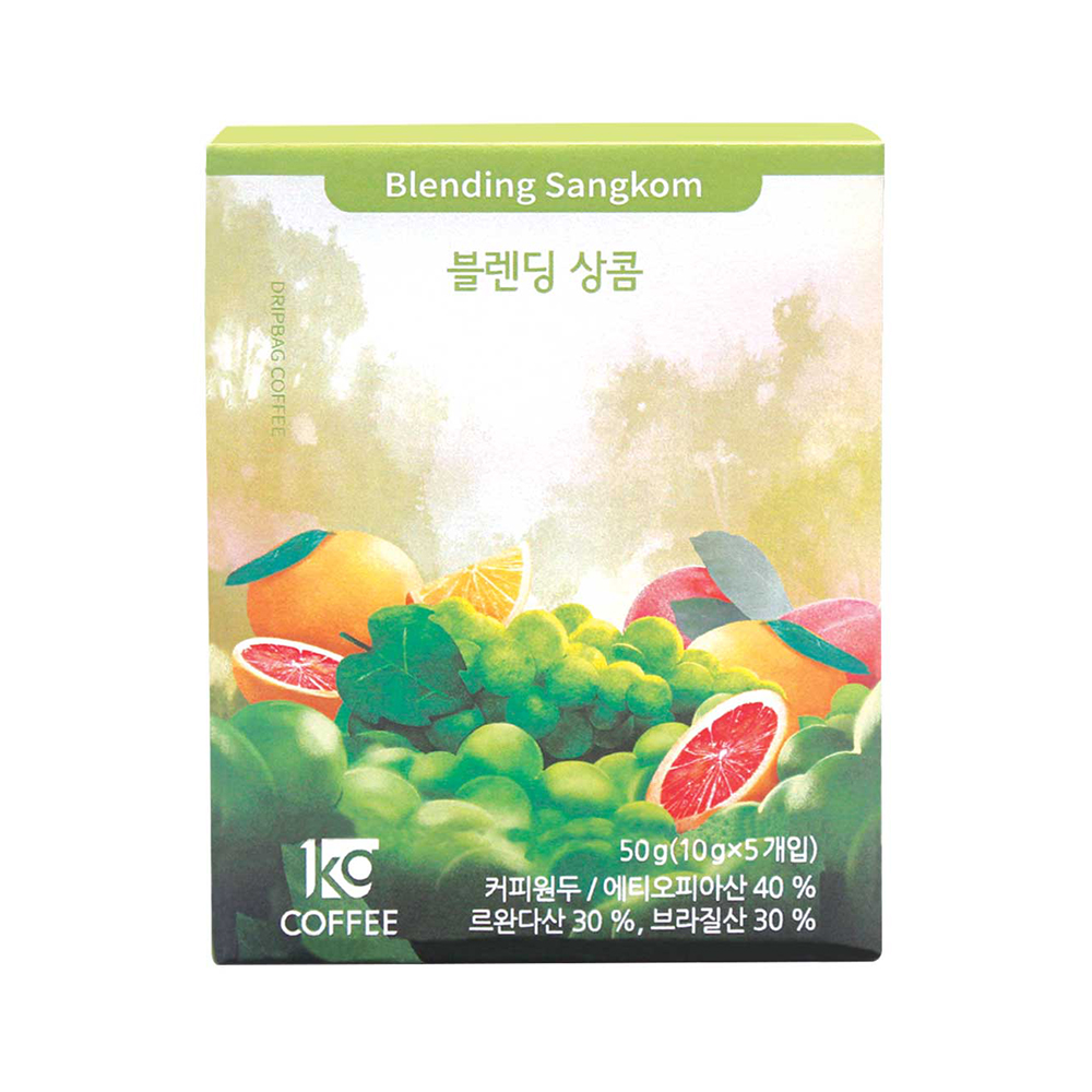 [1킬로커피 페스타] 블렌딩 상콤 드립백커피 [5개입]