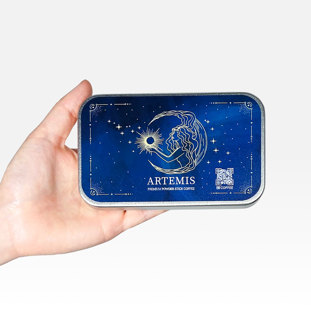 아르테미스 디카페인 콜드브루 파우더 틴 패키지 아르테미스 디카페인 콜드브루 파우더 틴 패키지