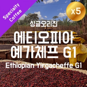 [더싼1킬로5개]싱글오리진 에티오피아 예가체프 G1