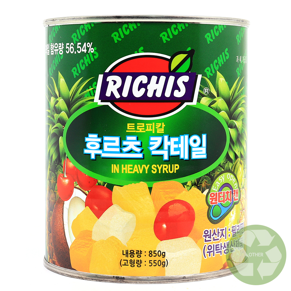 리치스 트로피칼 후르츠칵테일 원터치 850g