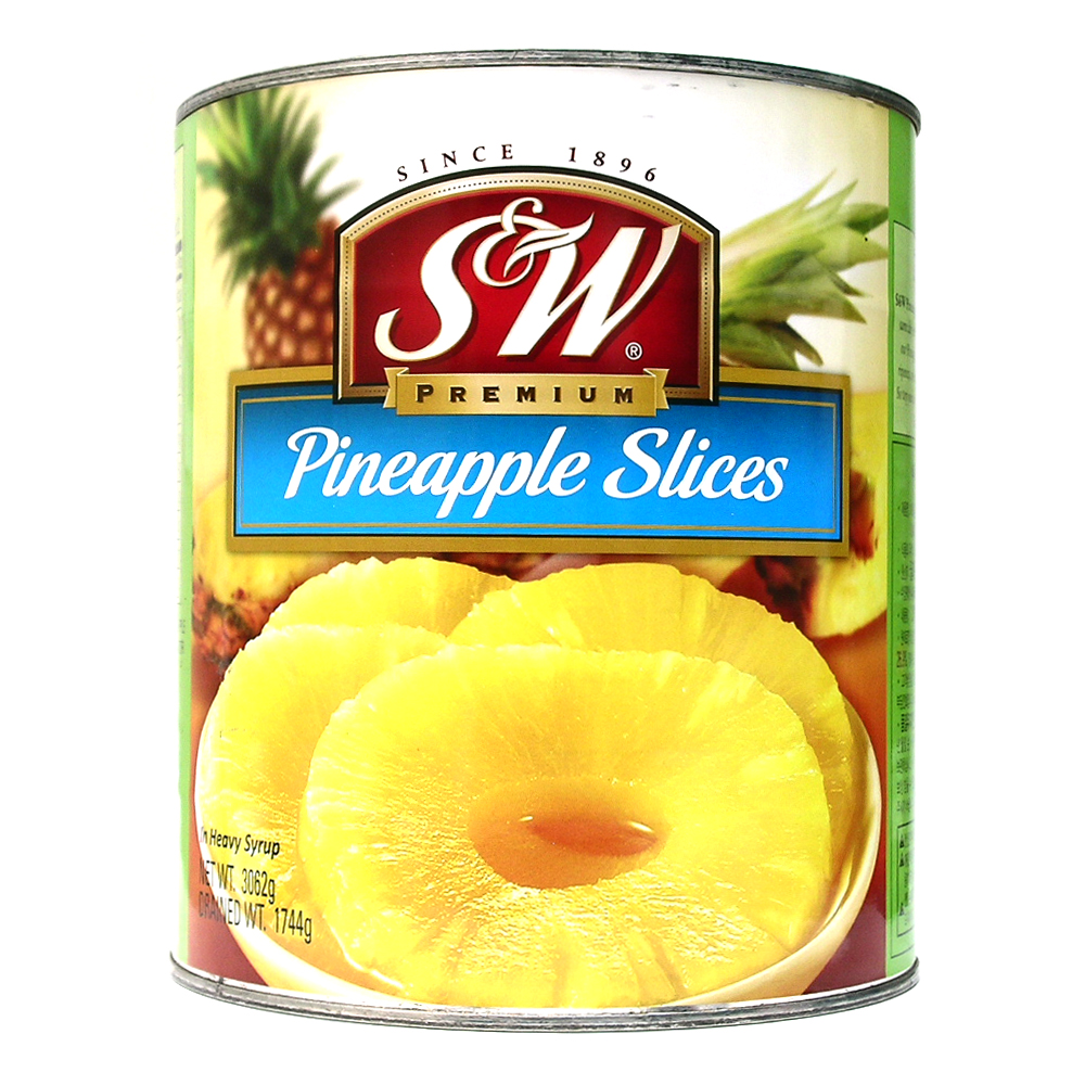 에스앤더블유 프리미엄 파인애플 슬라이스 3062g
