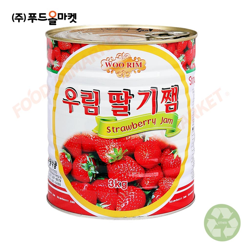 우림 딸기쨈 3kg