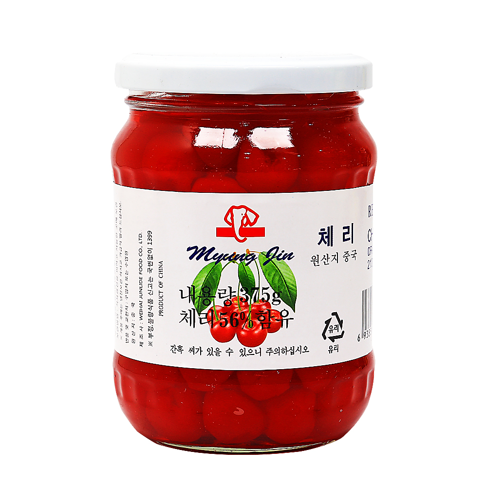 명진 레드체리 375g /꼭지없음