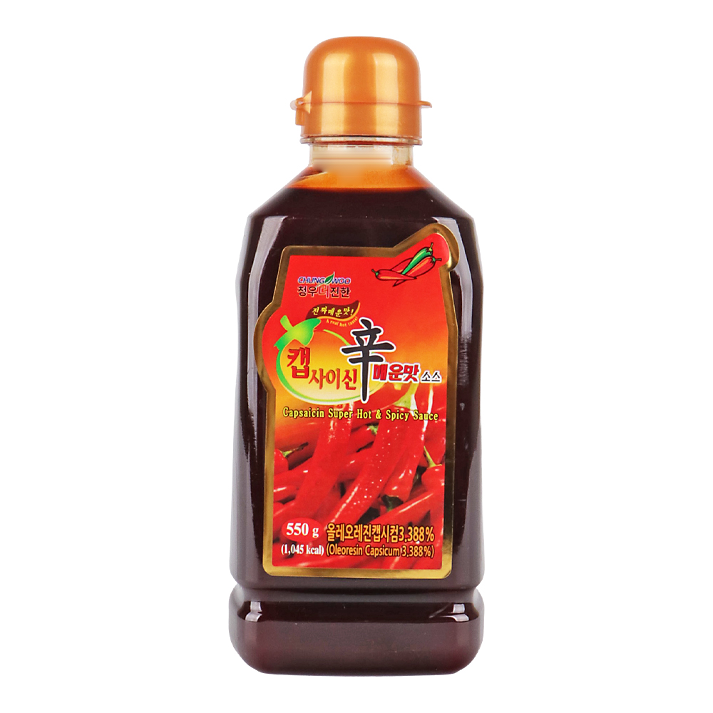 청우 더진한 캡사이신 매운맛소스 550g