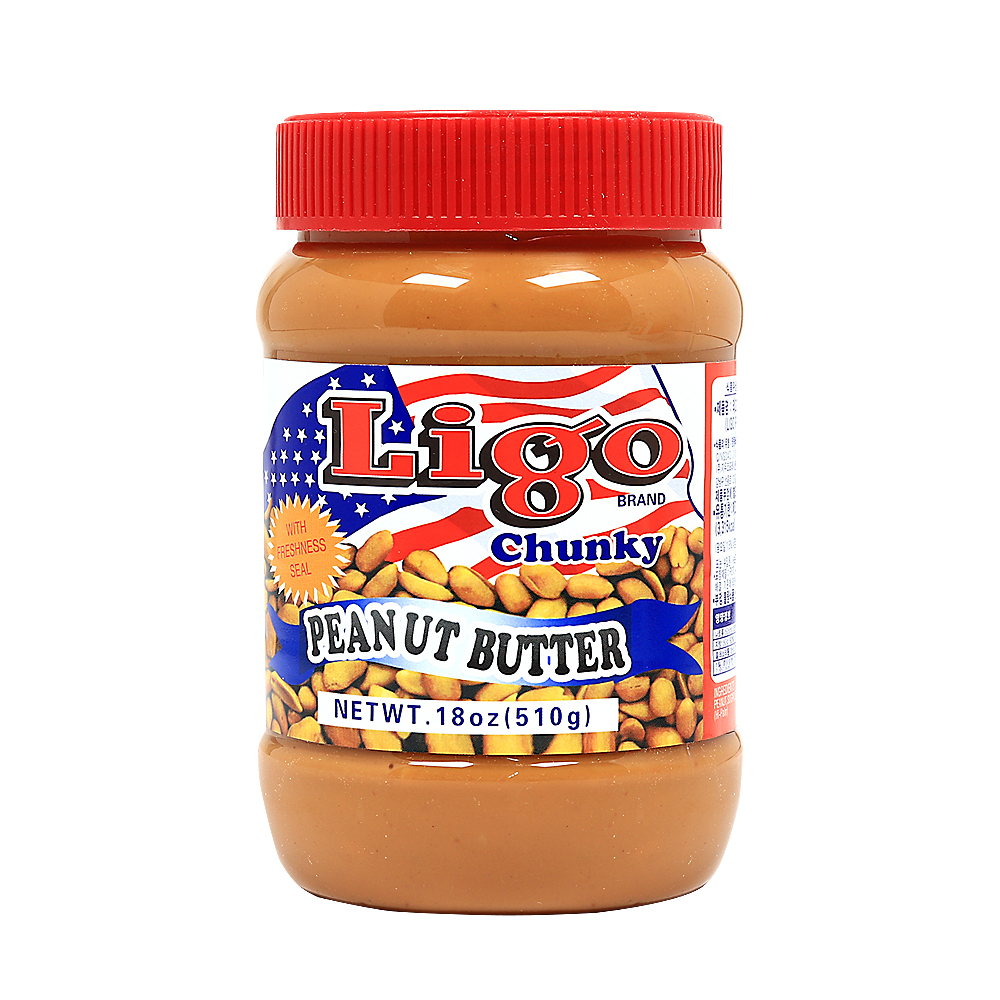 리고 땅콩버터 510g-Chunky -중