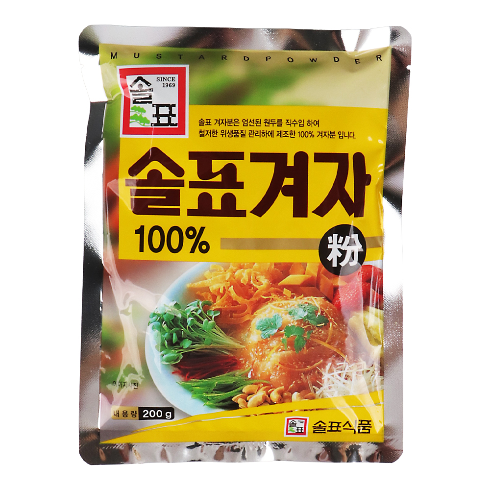 솔표 겨자분 200g