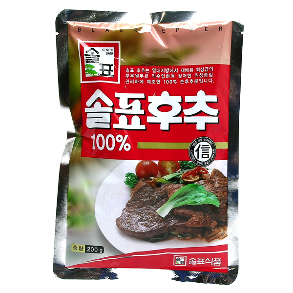 솔표 후추분 200g