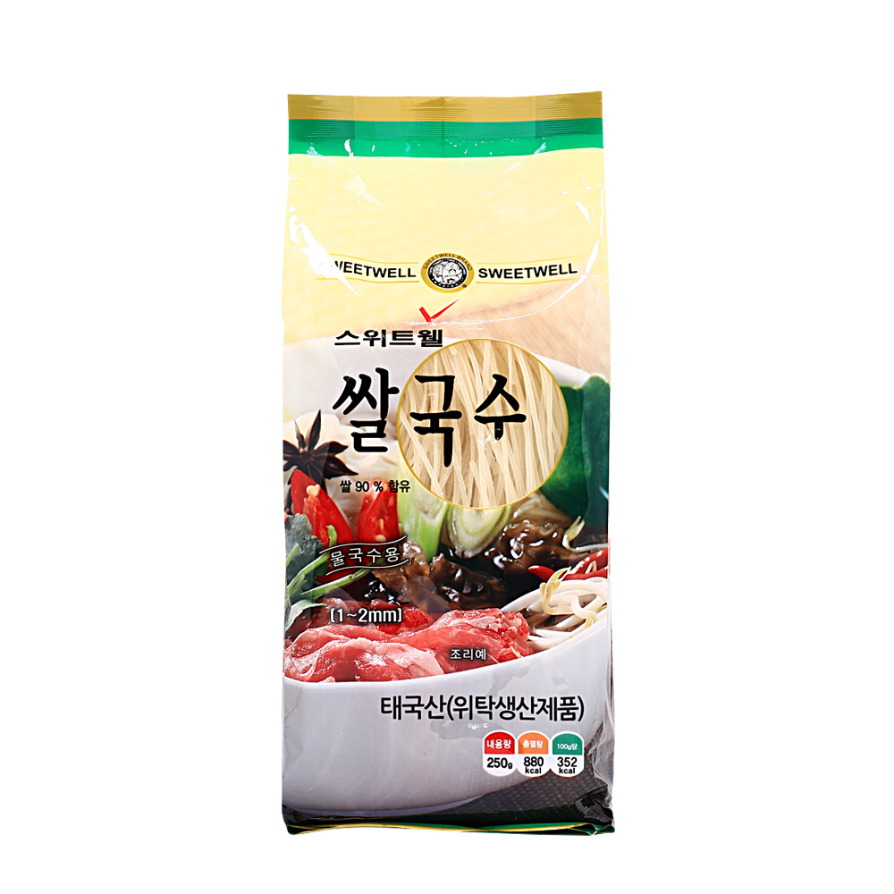 스위트웰 쌀국수 1~2mm 250g