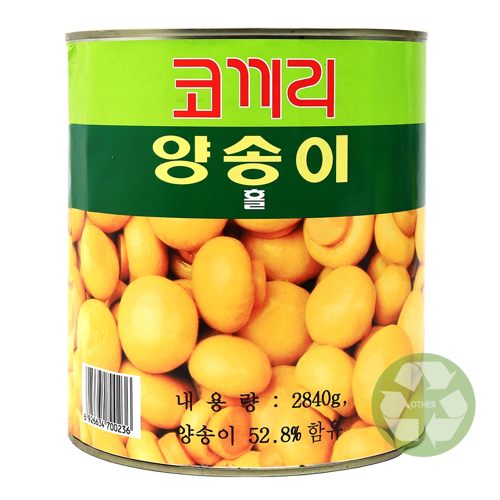 코끼리 양송이 통조림 홀 2.84kg