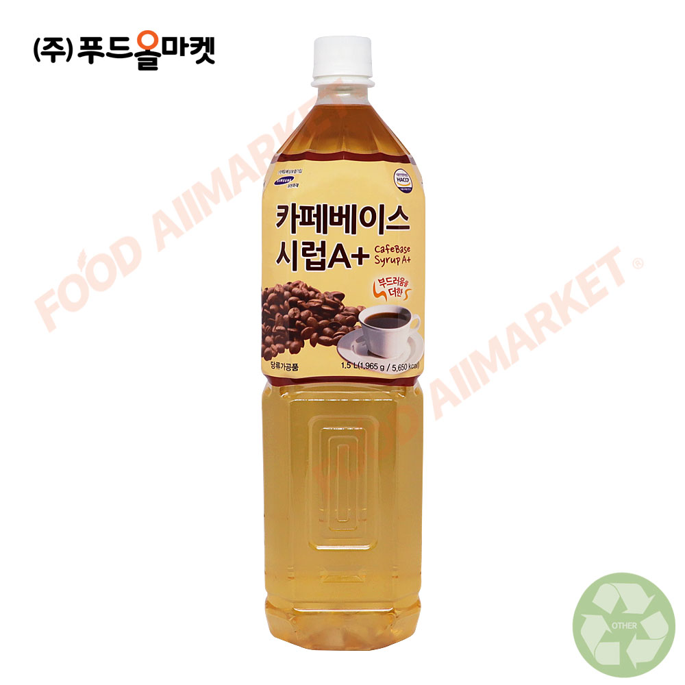 청솔 카페베이스시럽A+ 1.5L /까페시럽