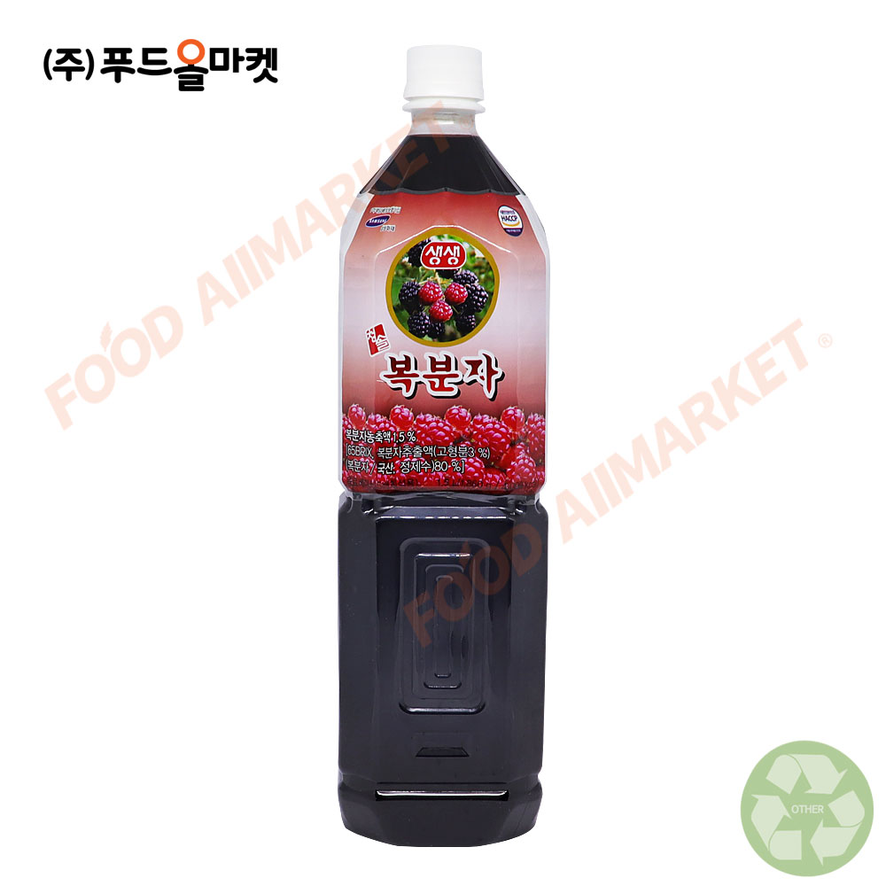 청솔 생생 복분자 1.5L