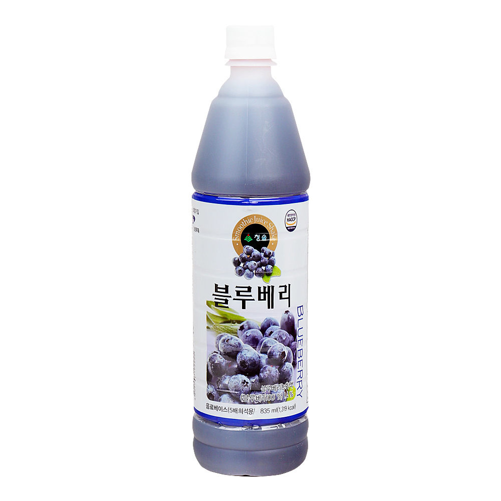 청솔 블루베리 835ml