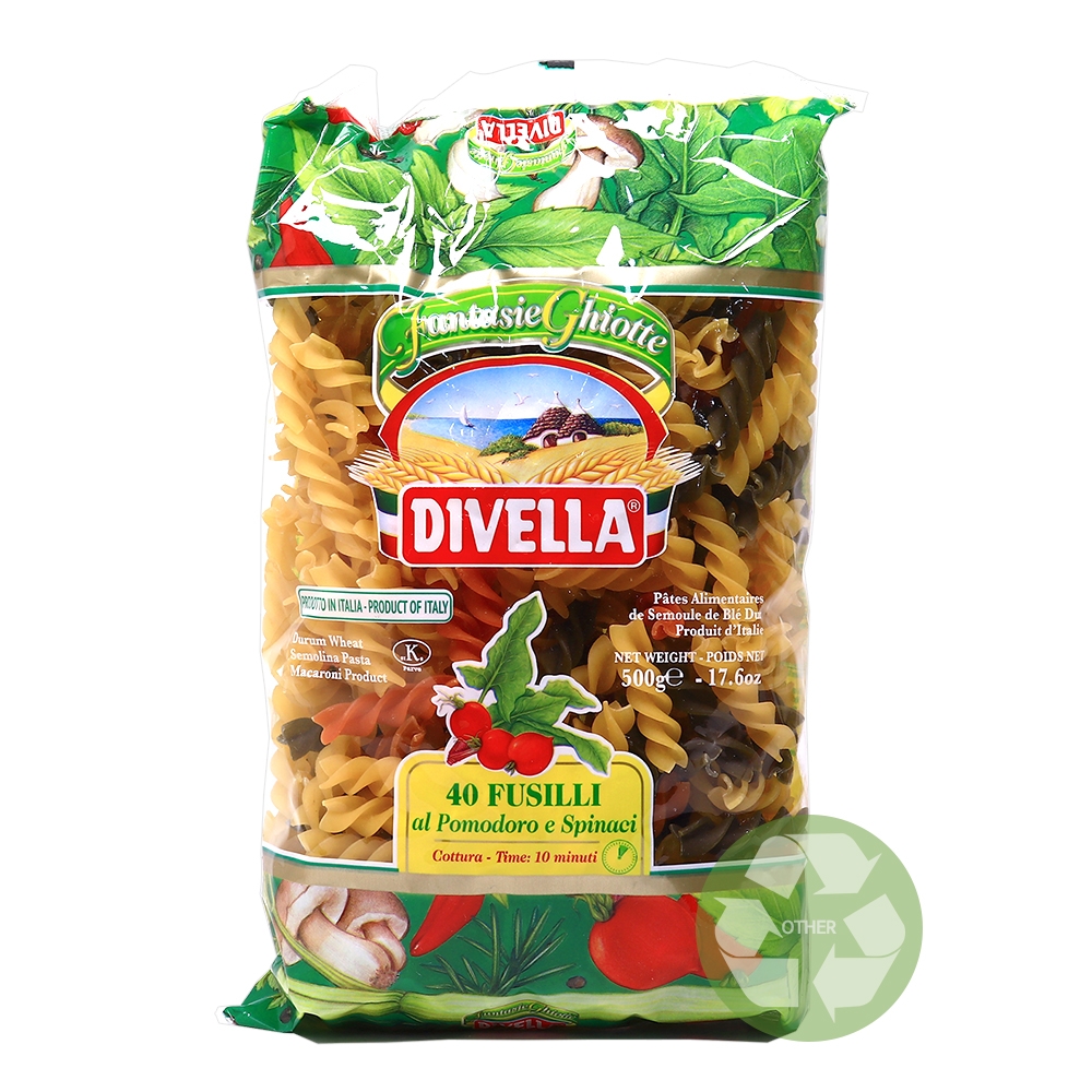 디벨라 40호 삼색 푸질리 토마토 시금치 500g