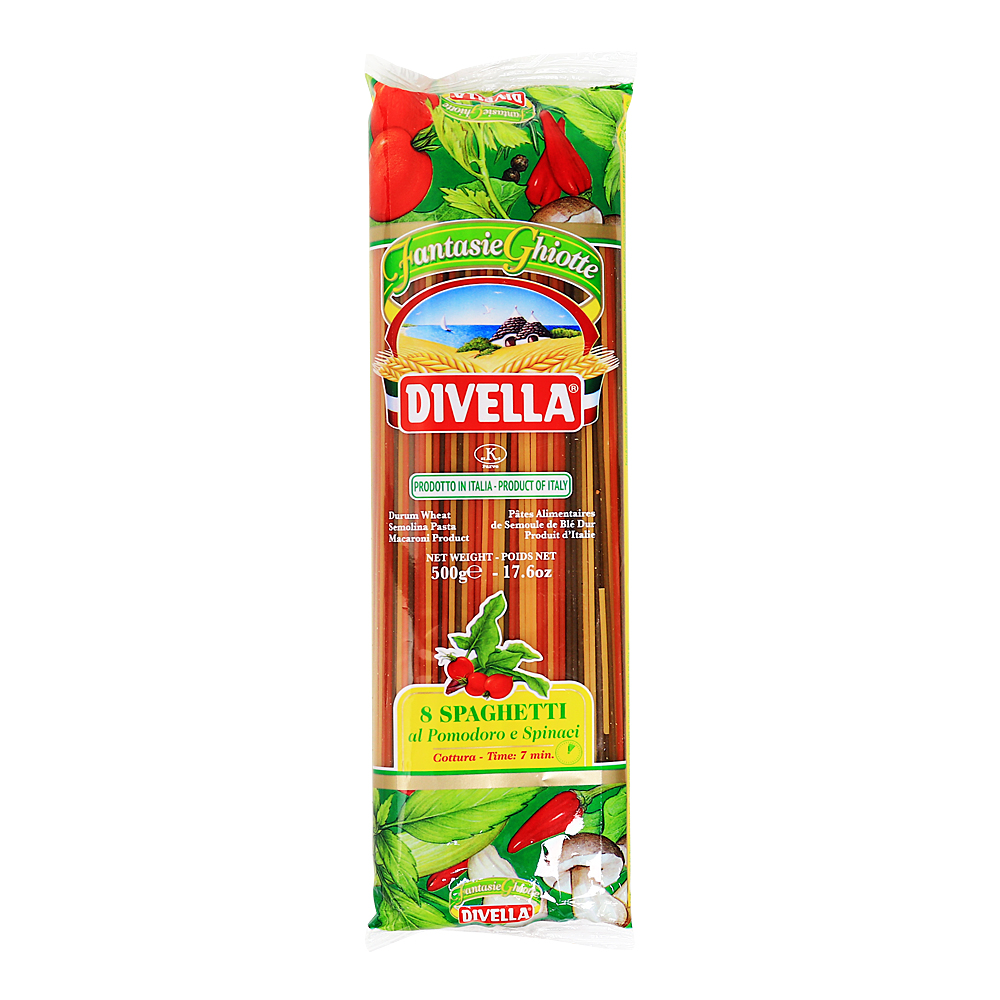 디벨라 삼색 스파게티 토마토 시금치 500g-8호