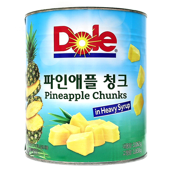 돌 파인애플 청크 3062g