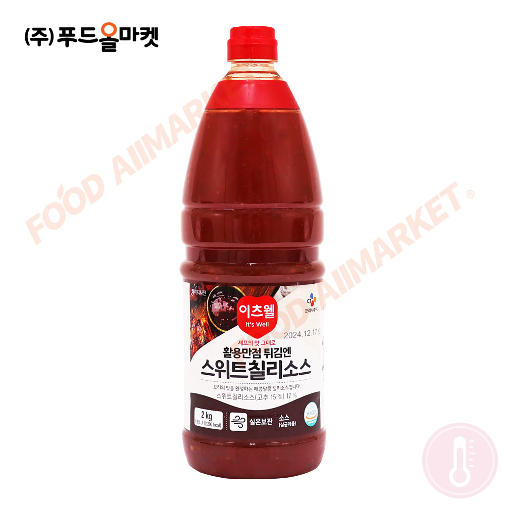 이츠웰 활용만점 튀김엔 스위트칠리소스 2kg /1.8L