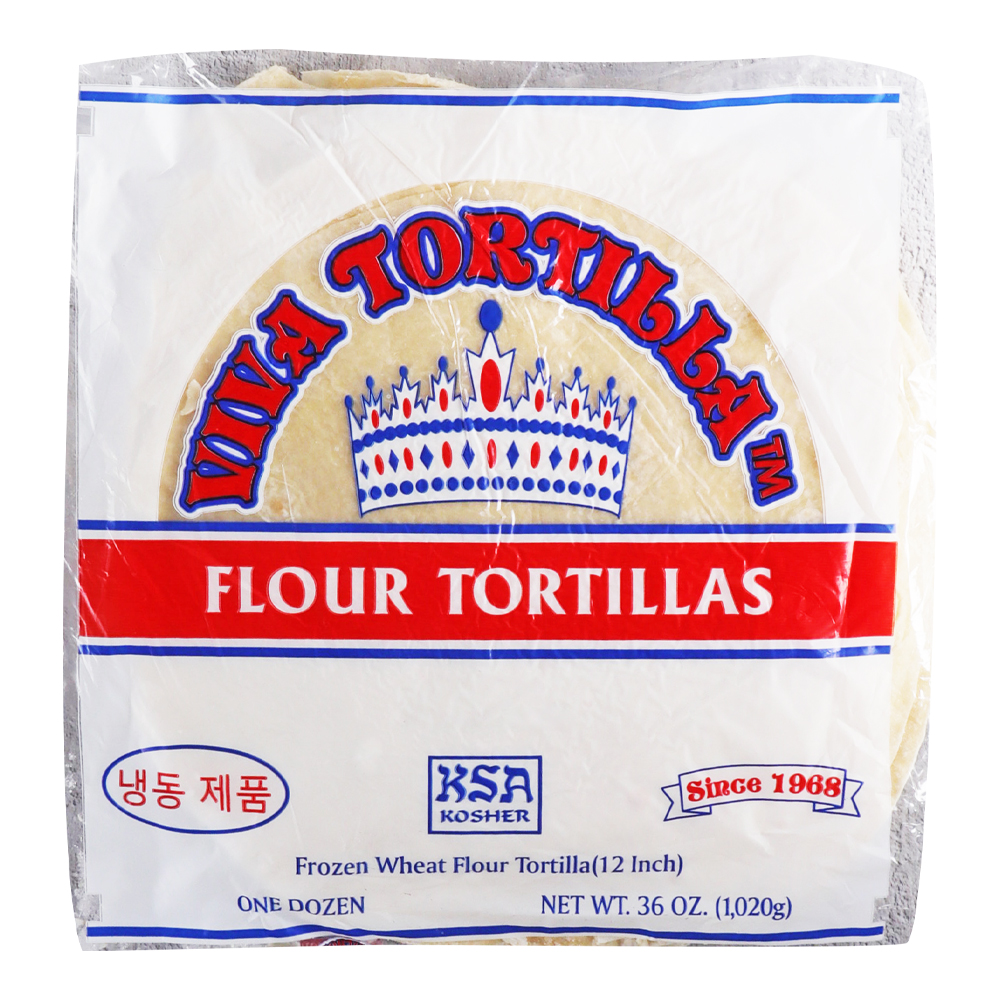 로메로 12인치 밀또띠아 1.02kg(12장) /냉동