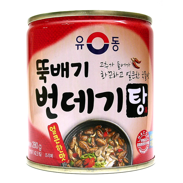 유동 뚝배기 번데기탕 얼큰한맛 280g