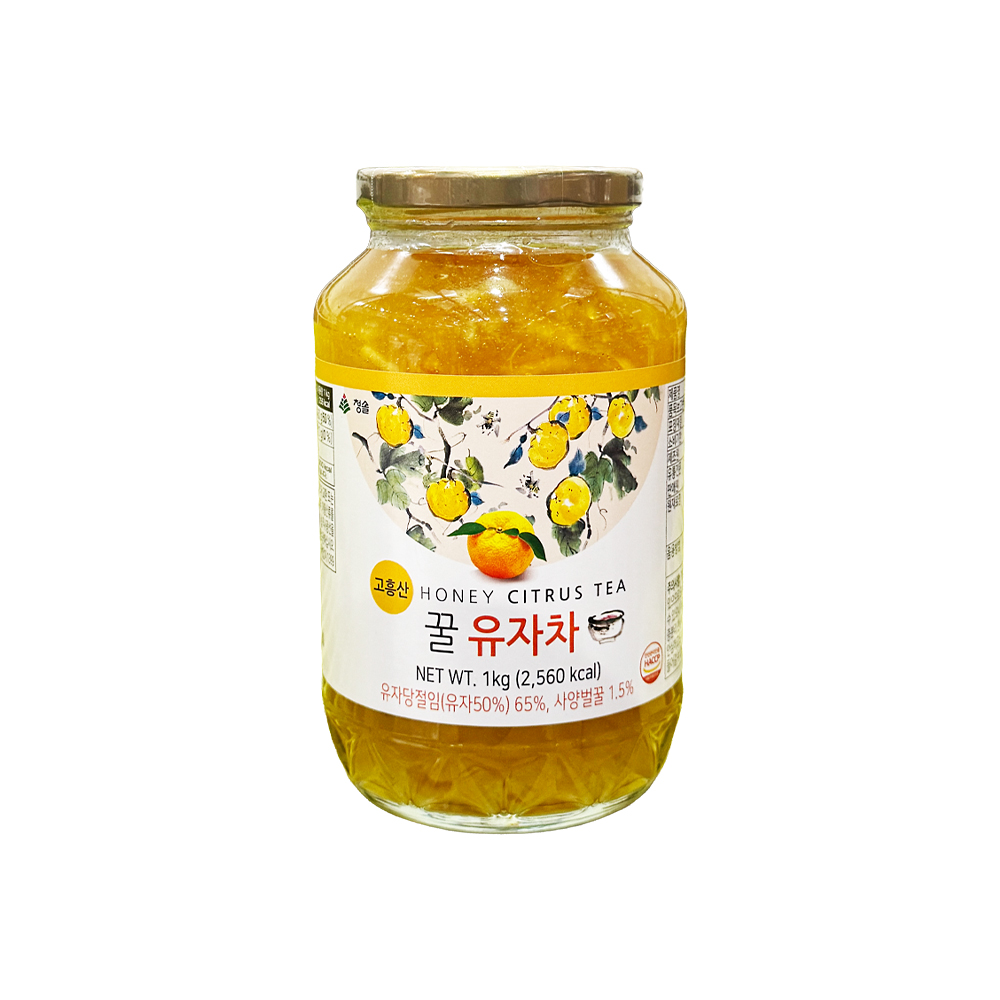 청솔 꿀유자차 1kg