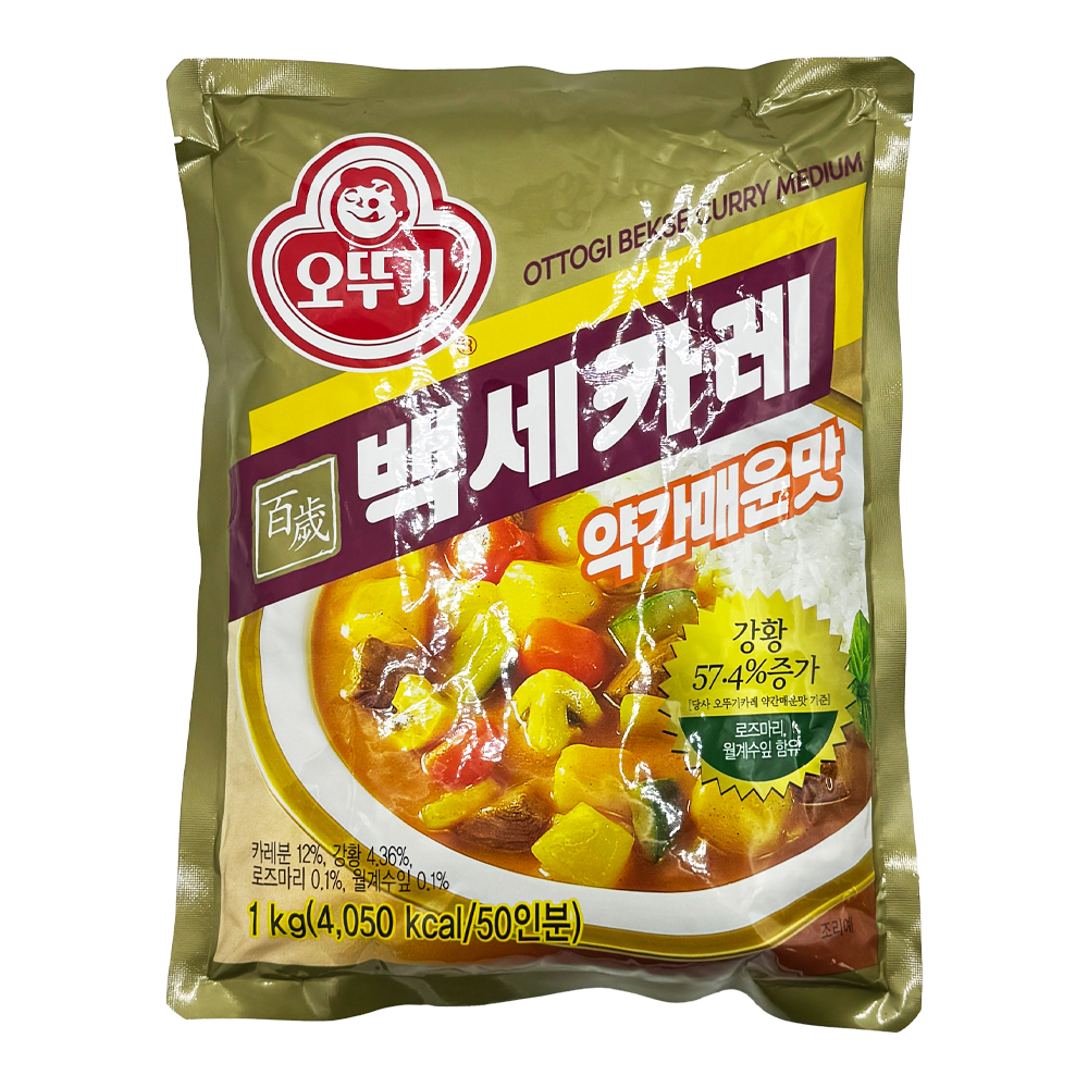 오뚜기 백세카레 약간매운맛 1kg