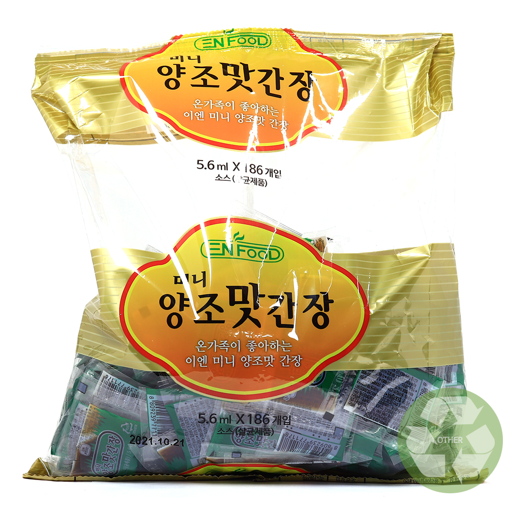 이엔 미니양조맛 간장 (5.6ml x 186개입) 일회용