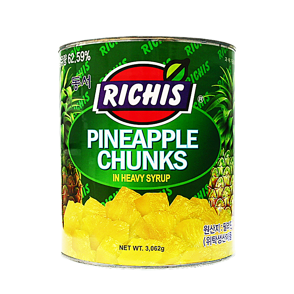 리치스 파인애플 청크 3062g