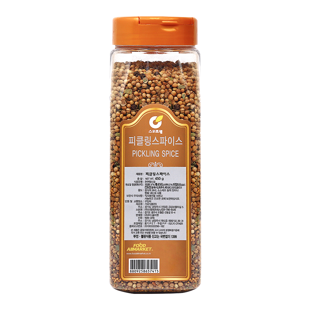 스위트웰 피클링스파이스 450g