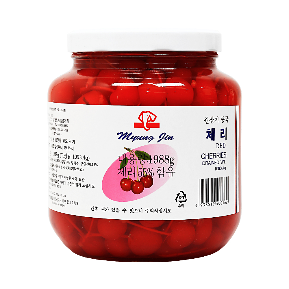 명진 레드체리 1988g /꼭지있음