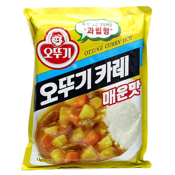 오뚜기 카레 매운맛 1kg