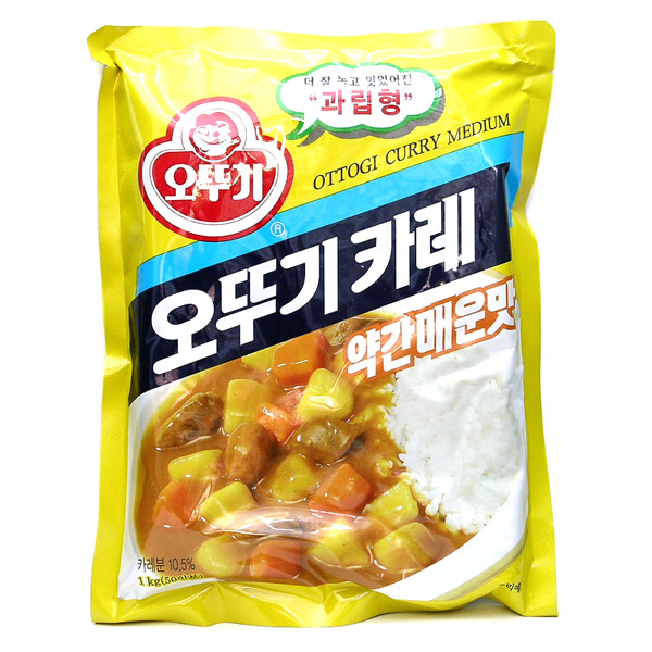 오뚜기 카레 약간매운맛 1kg