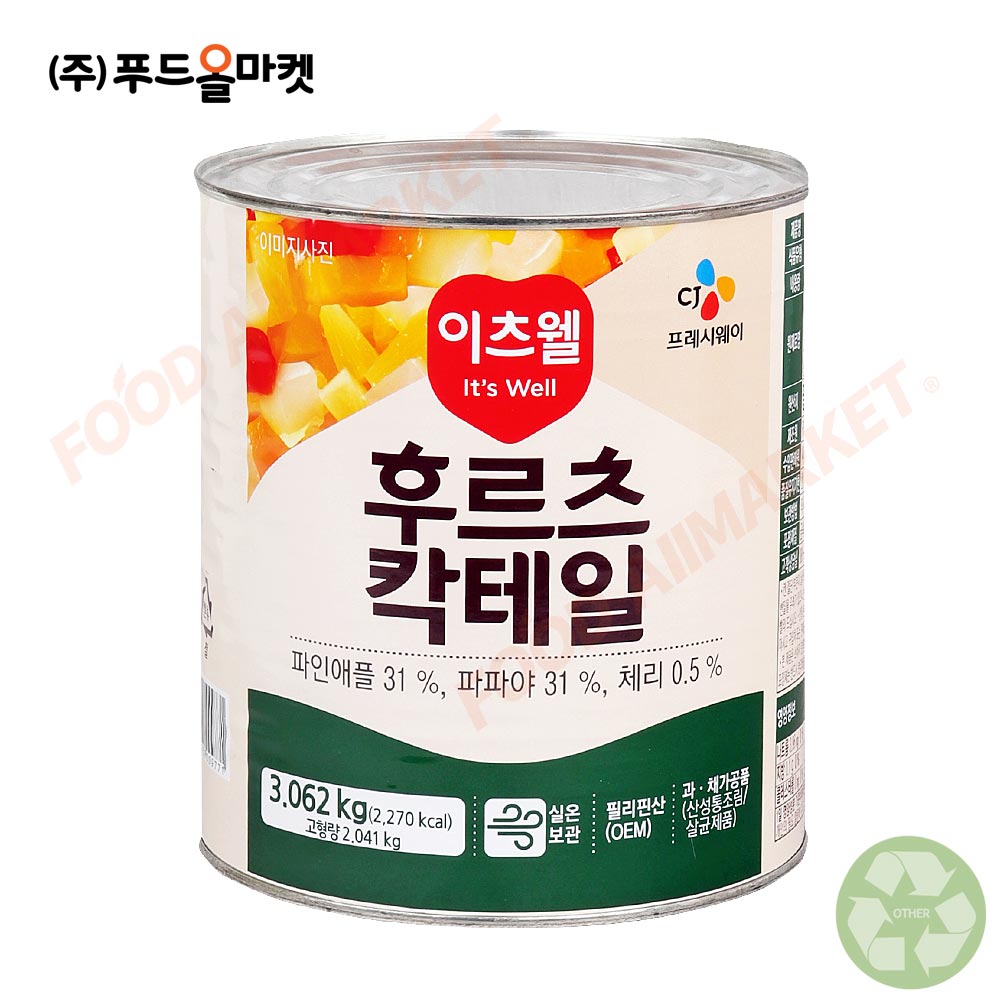 이츠웰 후르츠칵테일 3.062kg /PhilPack
