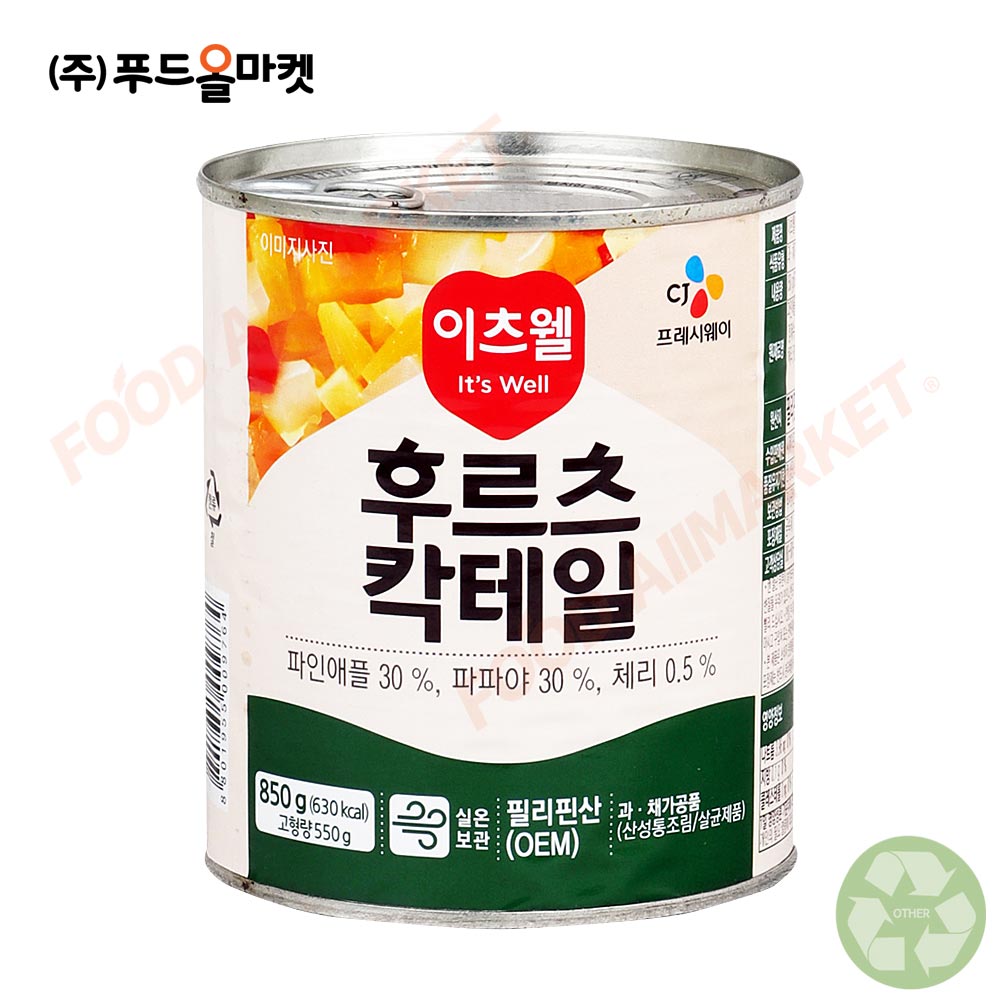 이츠웰 후르츠칵테일 850g /PhilPack