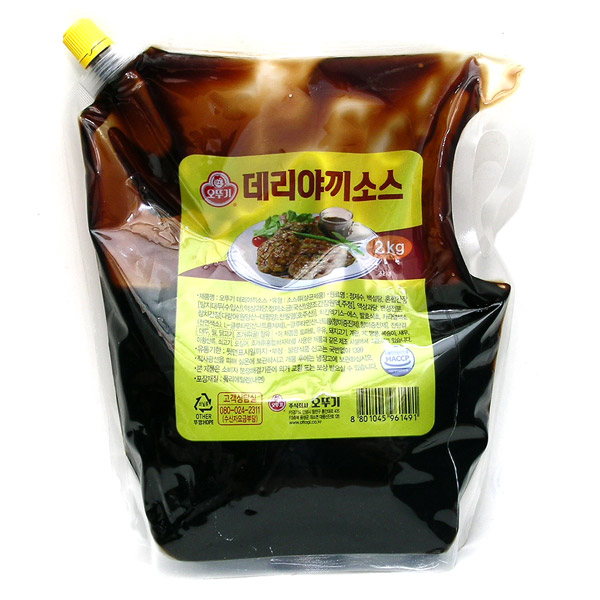 오뚜기 데리야끼소스 2kg 파우치