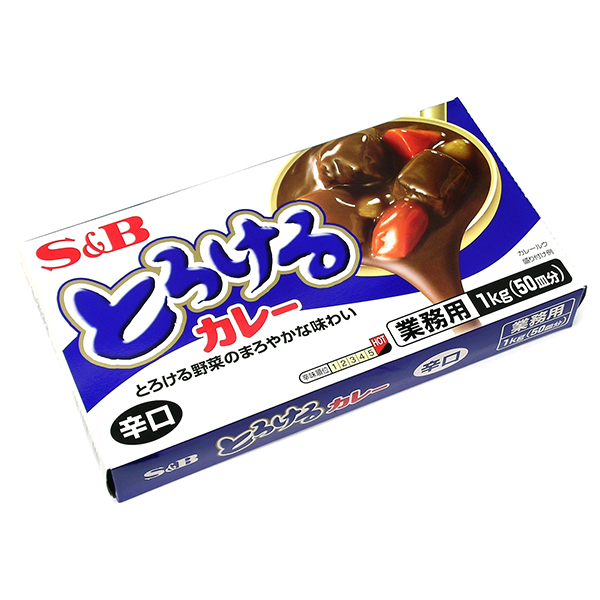 S&B 토로케루카레 매운맛 1kg