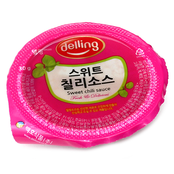 델링 일회용 스위트칠리소스 한박스(30g x 100ea)