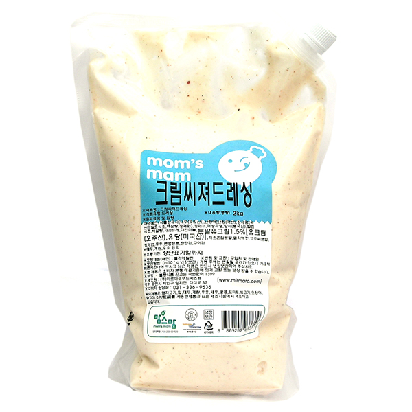 맘스맘 크림씨져드레싱 2kg /냉장