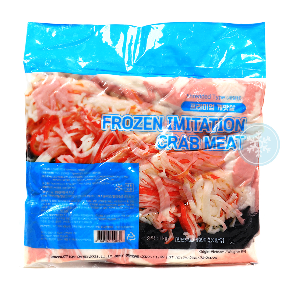 프리미엄 게맛살(세절용) 1kg /냉동