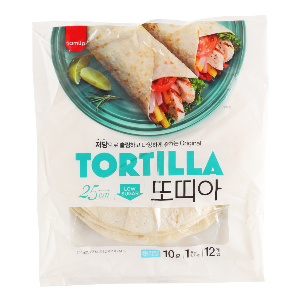 삼립 10호 밀또띠아 744g(12장) /냉동