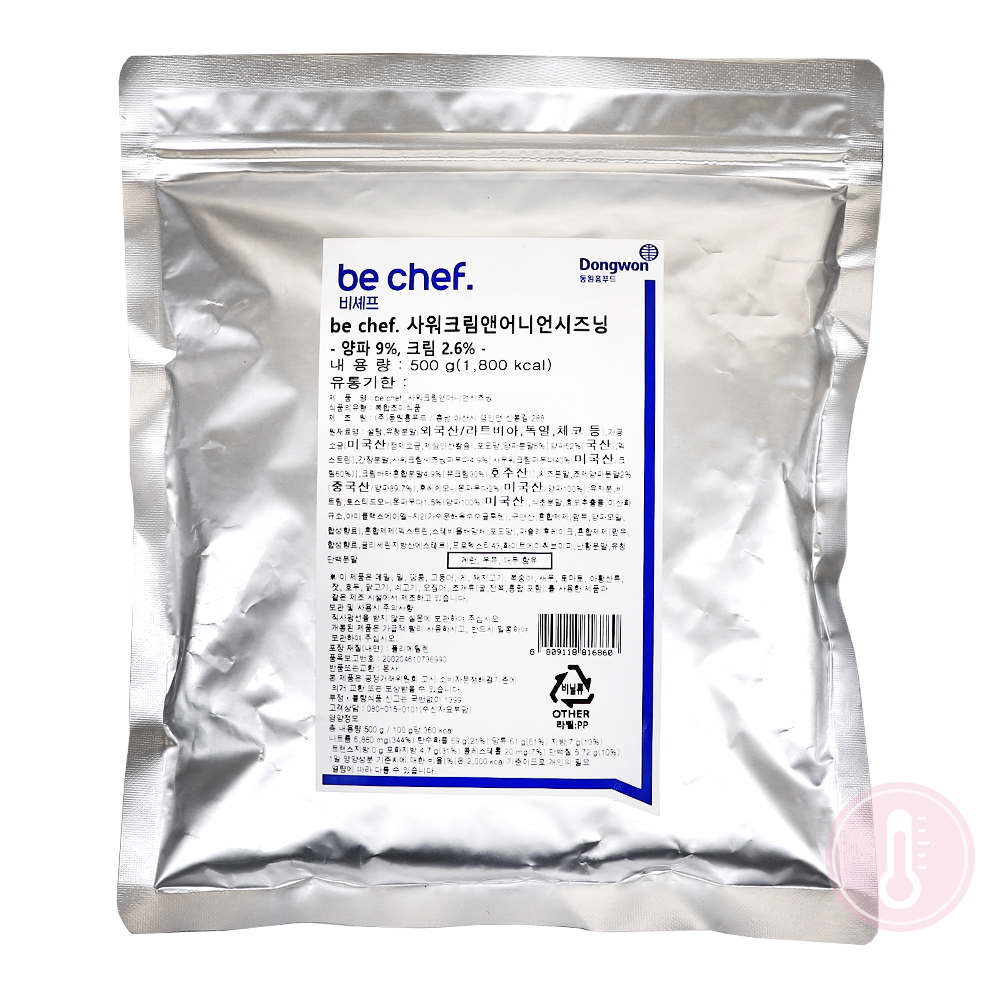 동원홈푸드 비셰프 사워크림앤 어니언시즈닝 500g