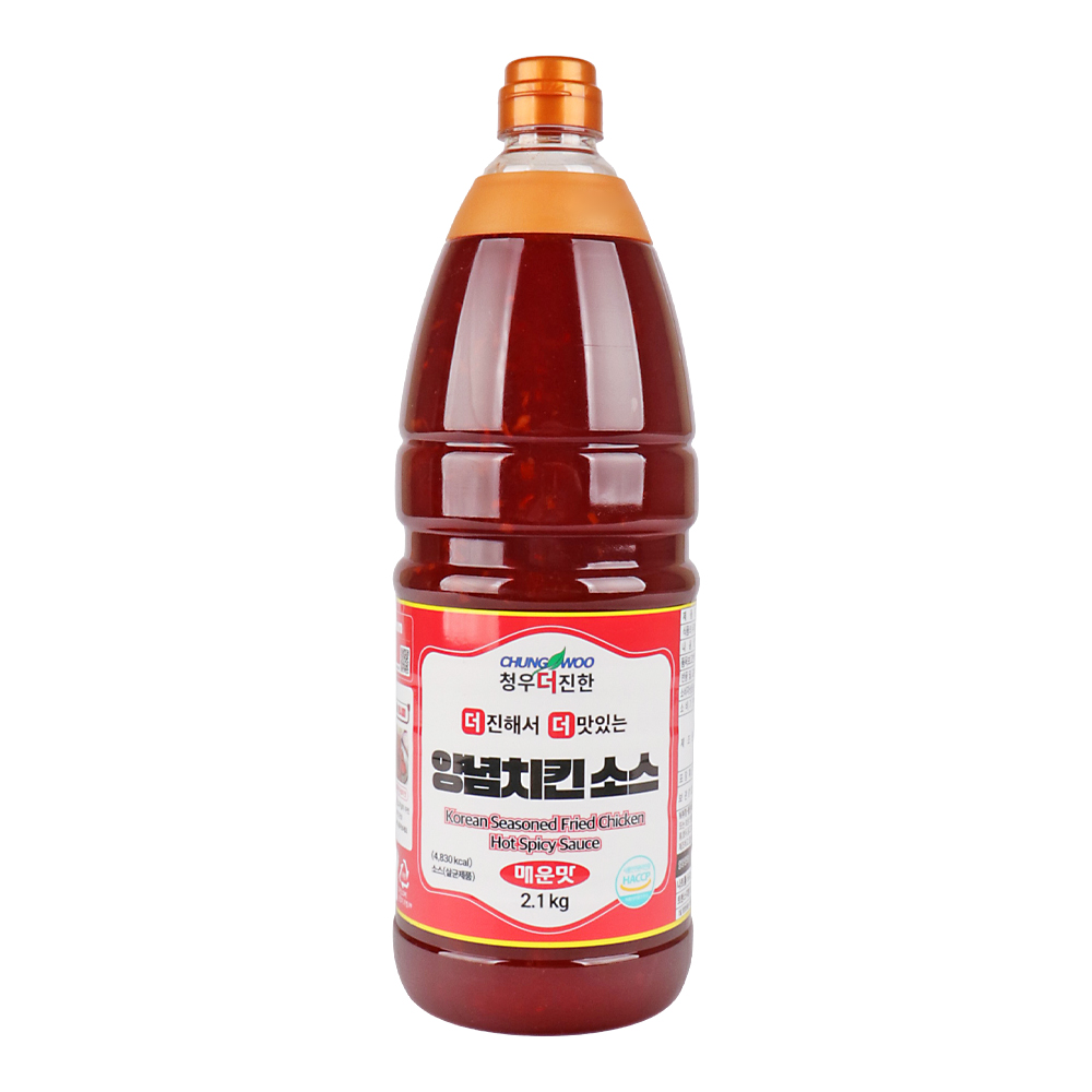 청우 더진한 양념치킨 매운맛소스 2.1kg