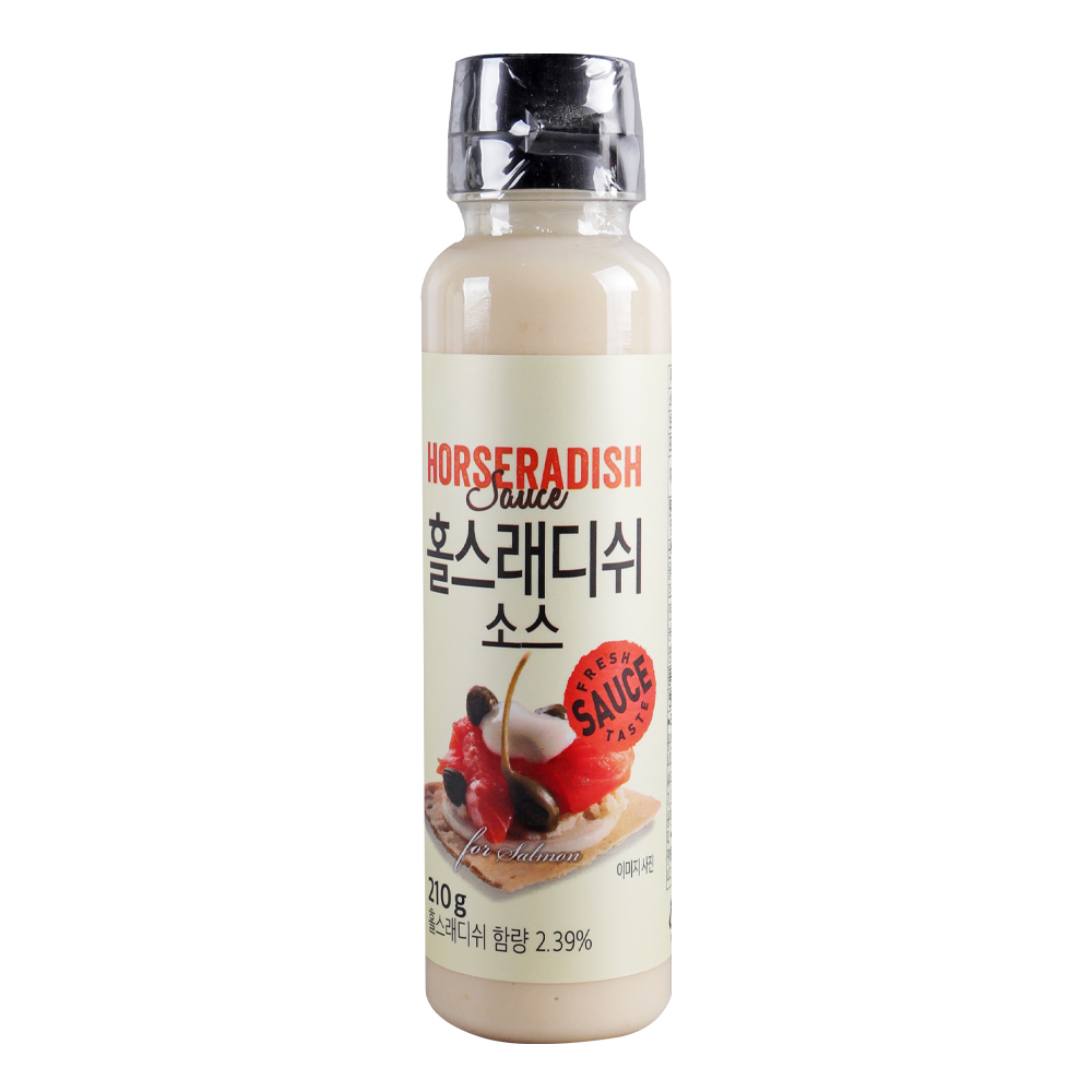 주비푸드 홀스래디쉬소스 210g /냉장